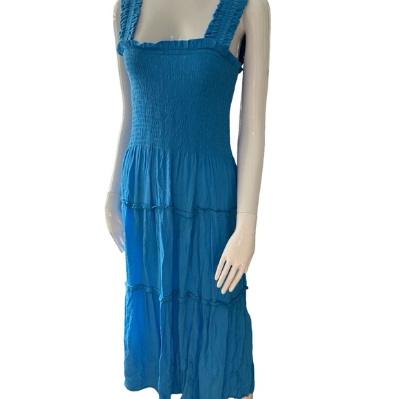 Vero Moda Blue Square Neck Sleeveless Sundress - Picture 5 of 6